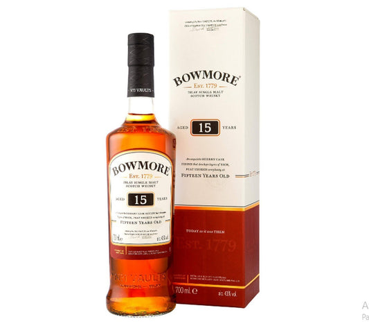WHISKY BOWMORE 15 YO 43° CL 70
