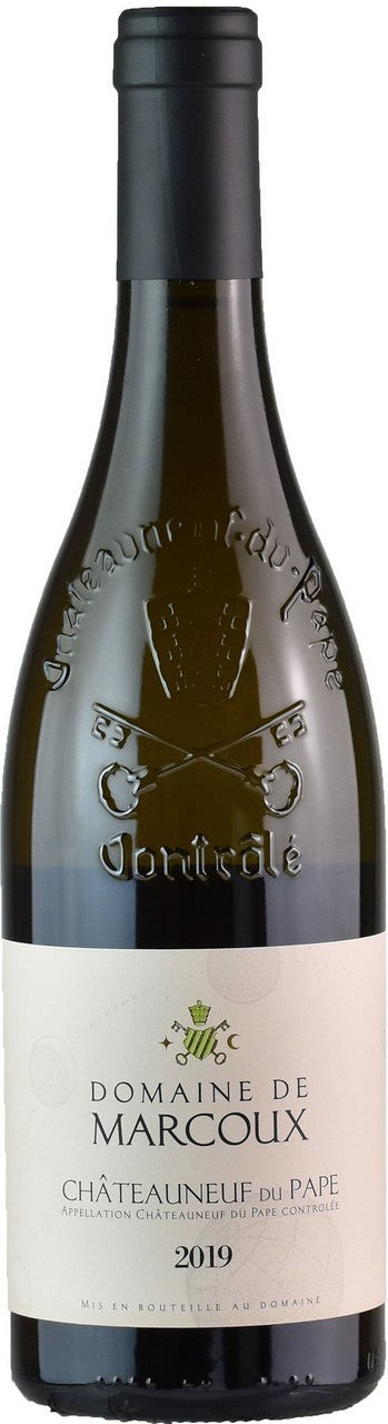 CHATEAUNEUF DU PAPE BLANC '19 CL 75 D. DE MARCOUX
