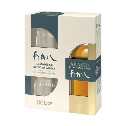 AKASHI BLENDED SHERRY CASK CL 50 GR.40° +BICCH