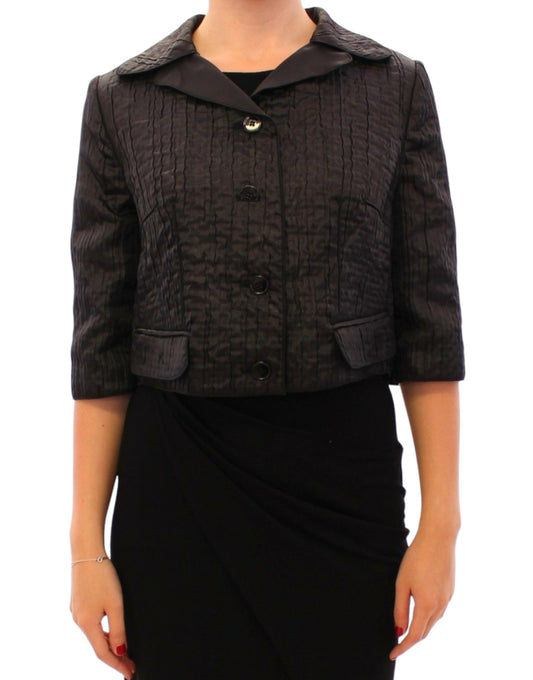 Elegante giacca bolero nera