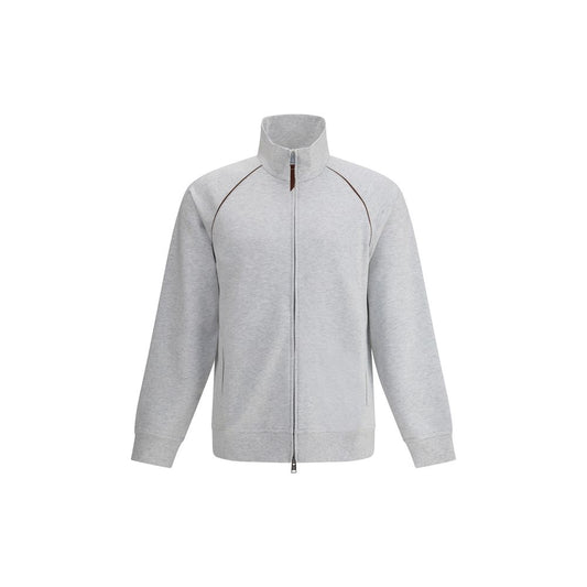 Zippered sweatshirt