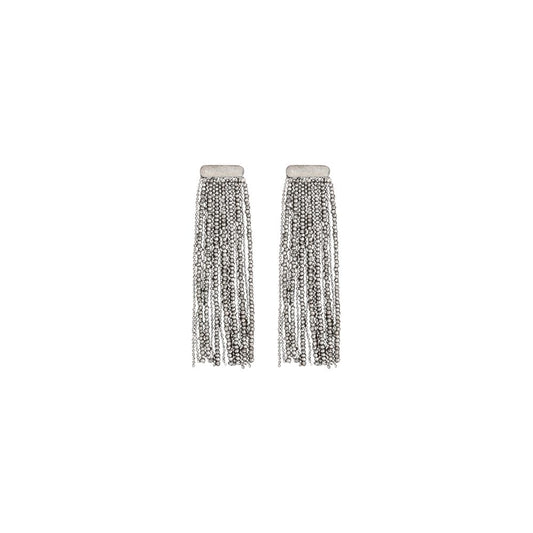 Glass and silver Earrings
