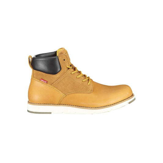 Stivale da uomo in pelle beige