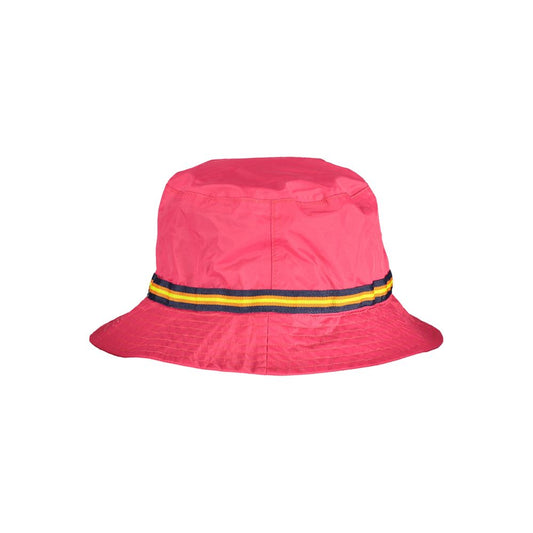 Cappello da uomo in poliammide rosa