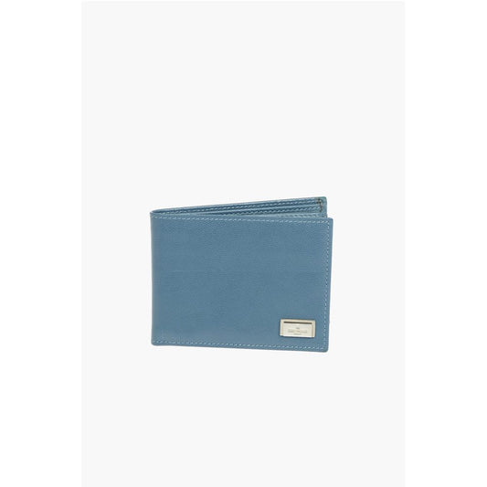 Light Blue Cowhide Wallet
