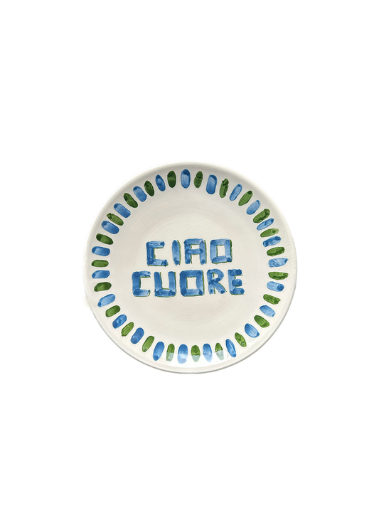 "Ciao Cuore" Plate
