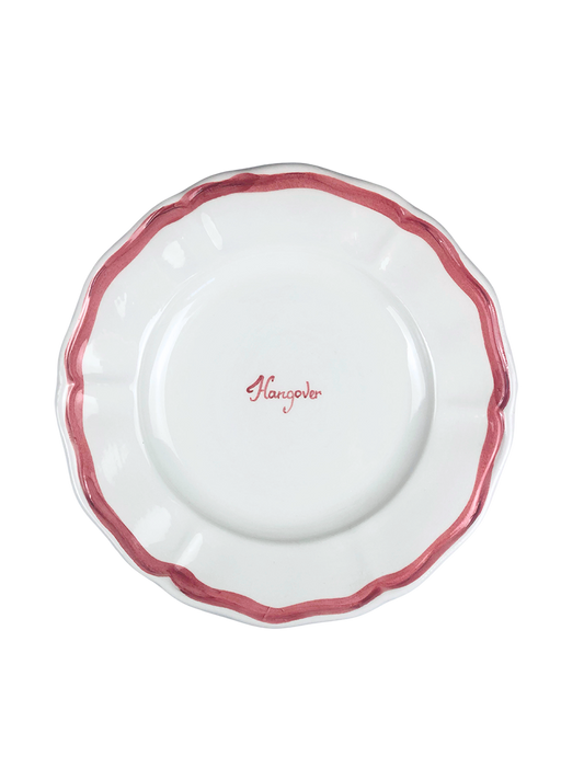 "Hangover" Fil Rouge Plate