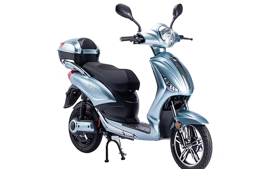 Z-Tech E-Bike Scooter – ZT-09TA with Top Case and Windshield, Keyless