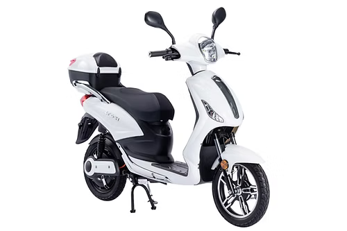 Z-Tech E-Bike Scooter – ZT-09TC with Top Case and Windshield, Keyless