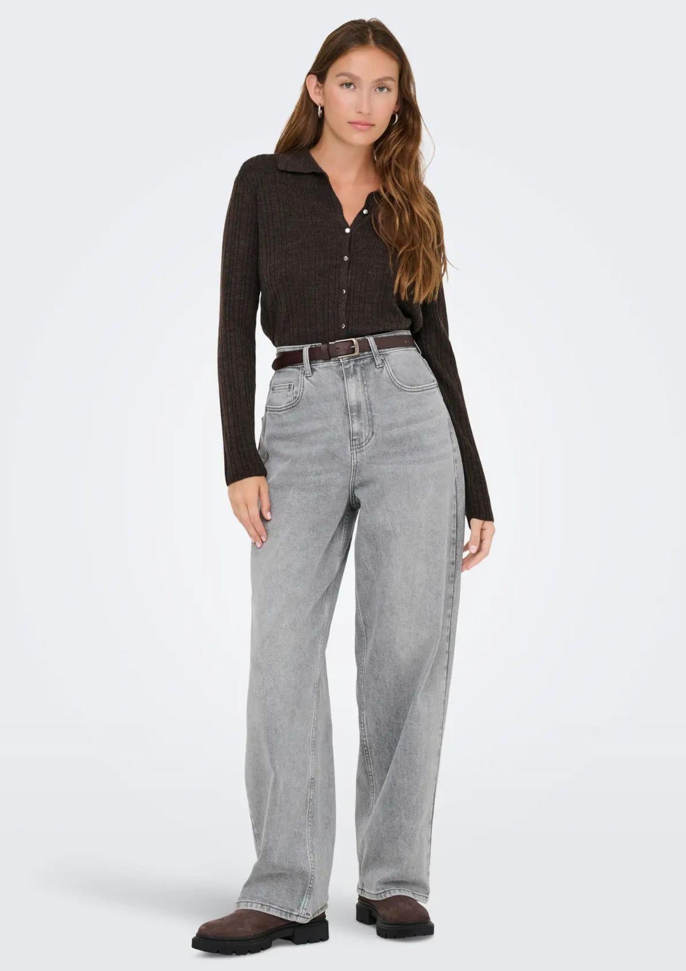Cardigan Donna Only Thea Marrone - Santangelo