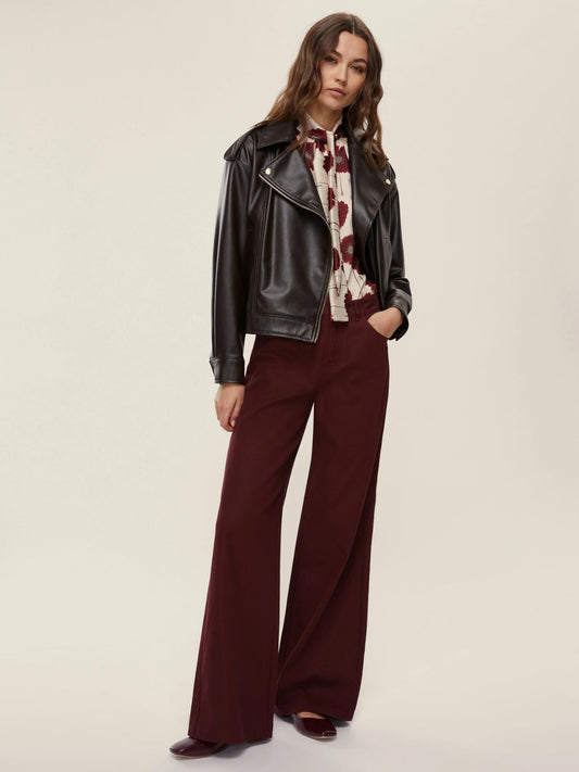Emme Marella Blusa in twill stampato Fulvia Donna Panna