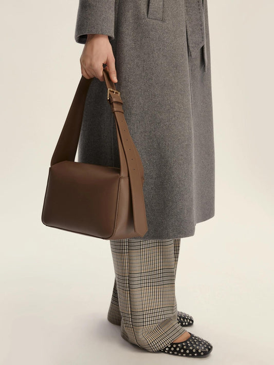 Emme Marella Borsa a spalla Alato Donna Marrone