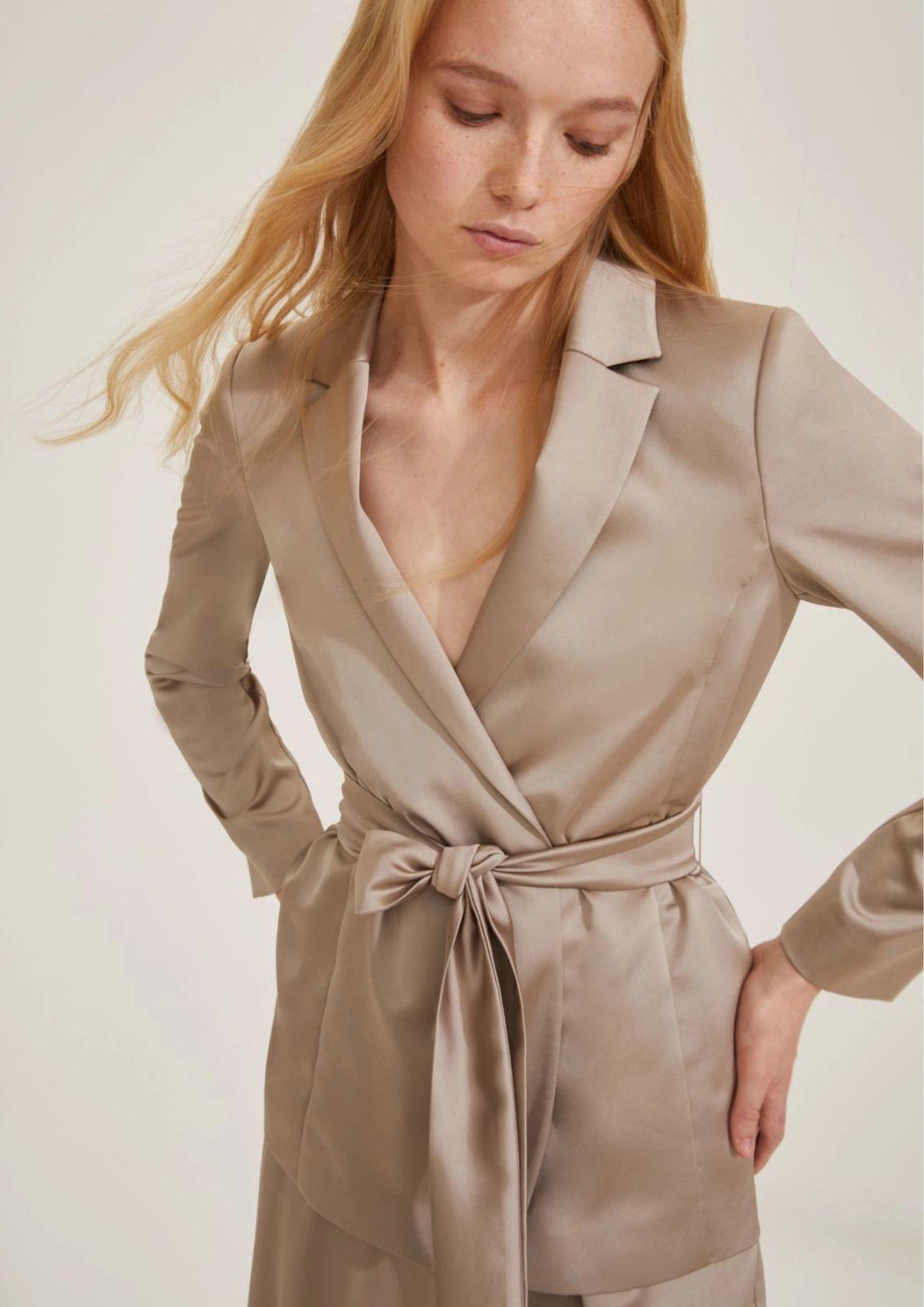 Emme Marella Giacca Donna Tracia Beige - Santangelo