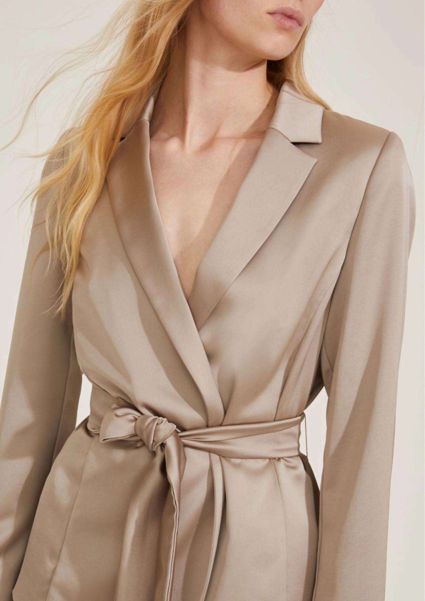 Emme Marella Giacca Donna Tracia Beige - Santangelo