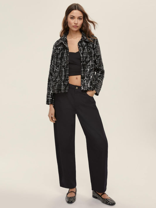 Emme Marella Mini bustier in jersey stretch Vagone Donna Nero