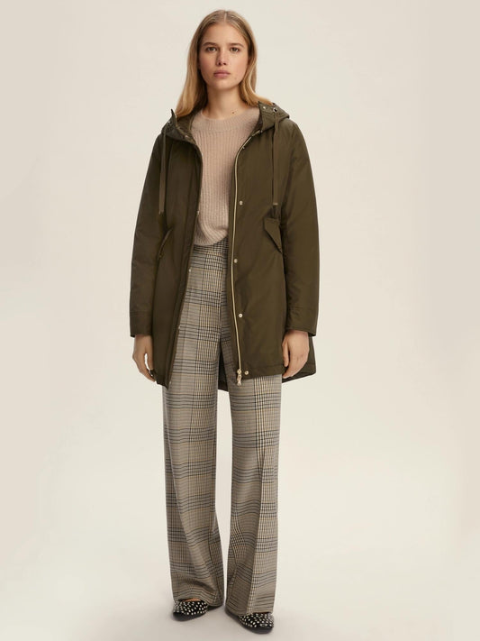 Florence Women's Green Double Belted Trousers