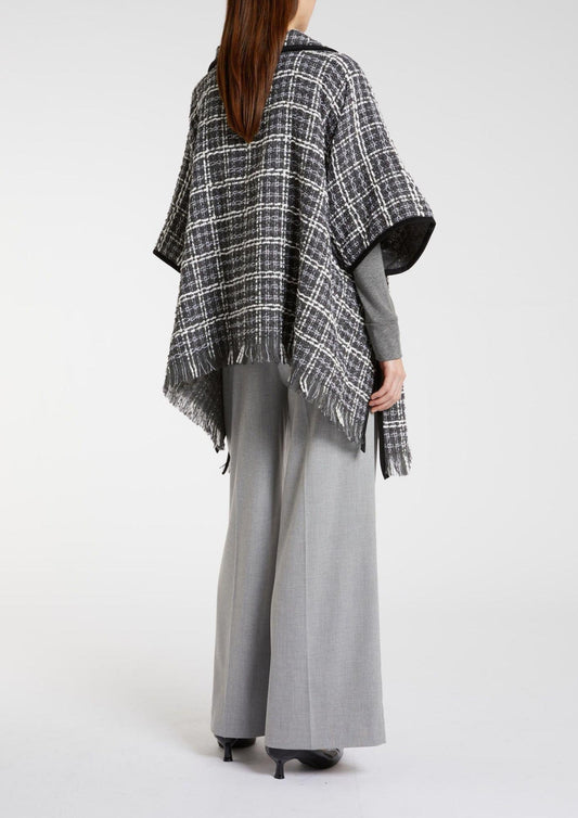 Guelfo Women's Poncho Light Grey