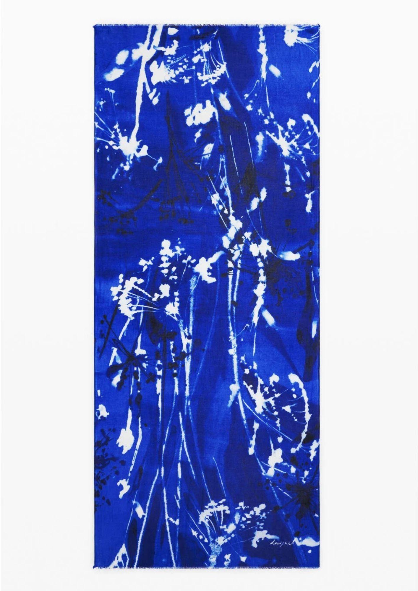 Foulard Atkins Rectangle Blu - Santangelo