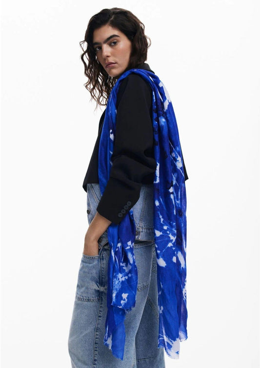 Foulard Atkins Rectangle Blu - Santangelo