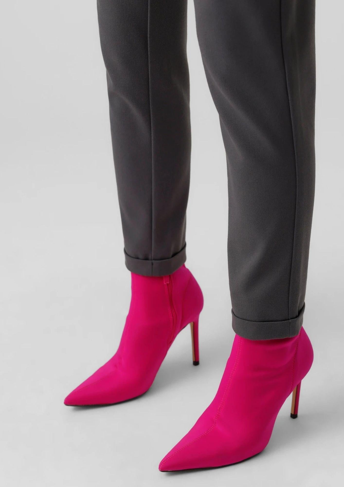 Vero Moda VMMAYA Vita media Pantaloni Donna Grigio Asfalto 10225280 Asphalt VERO MODA