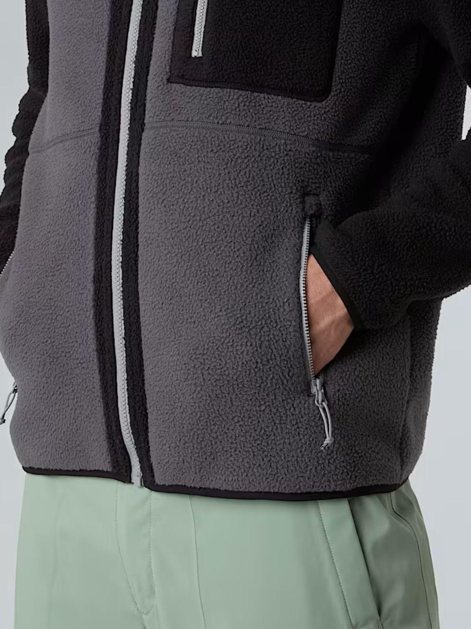 The North Face Giacca in pile Yumiori con cerniera integrale Uomo Anthracite Grey TNF Black Monument Grey NF0A883R WVO THE NORTH FACE