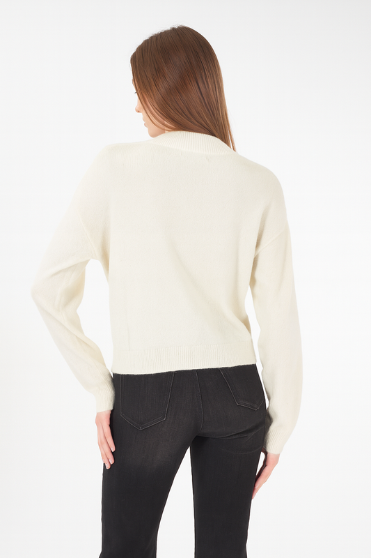 Women's White Pullover