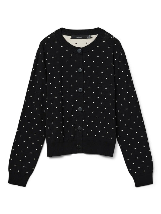 Vero Moda VMSABA Cardigan Donna Black W. BIRCH