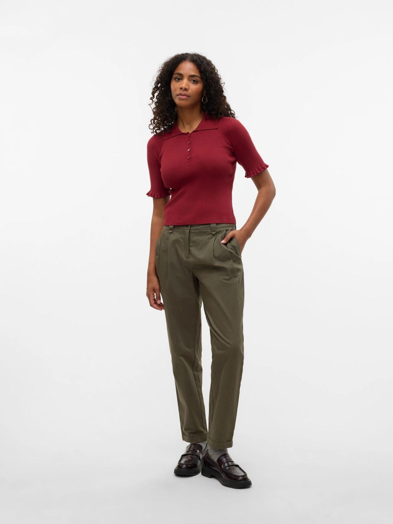 Vero Moda VMWONDER Pullover Donna Syrah 10330850 Syrah VERO MODA