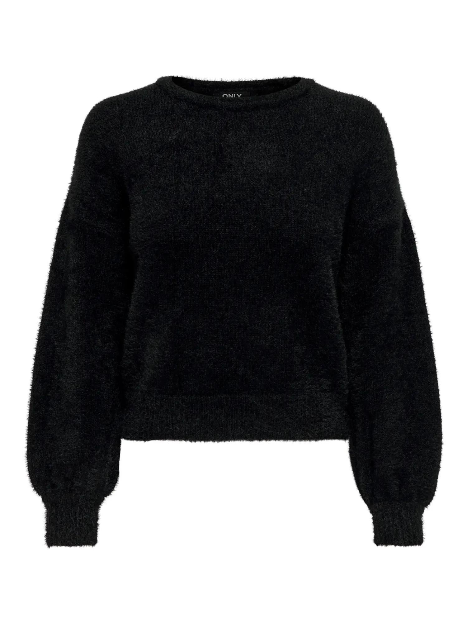 Only ONLPIUMO Pullover Donna Nero 15235973 Black ONLY