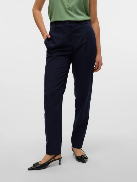 Vero Moda VMNILA Pantaloni formali Donna Navy Blazer 10320940 Navy Blazer VERO MODA
