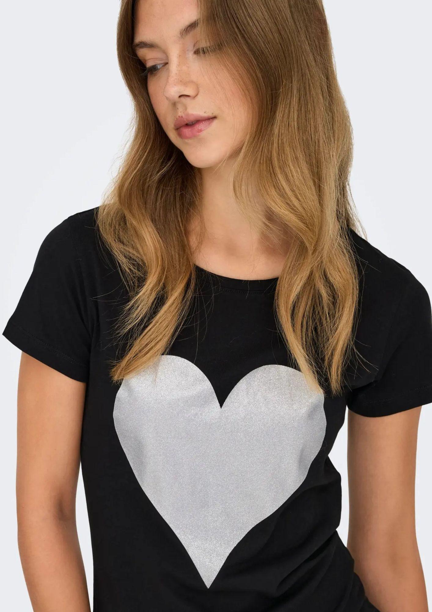 15366184 Black LOVE HEART JACQUELINE DE YONG
