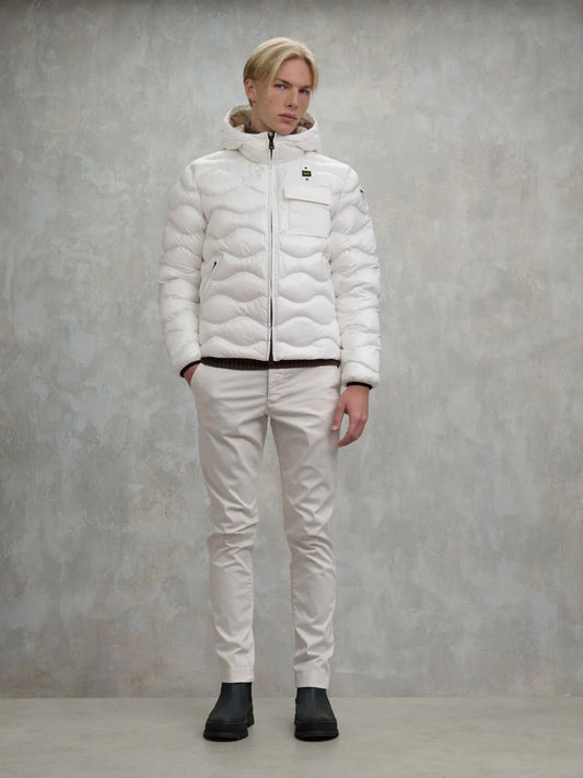 Blauer Giacca Invernale Bryant Uomo Bianco ottico interno beige