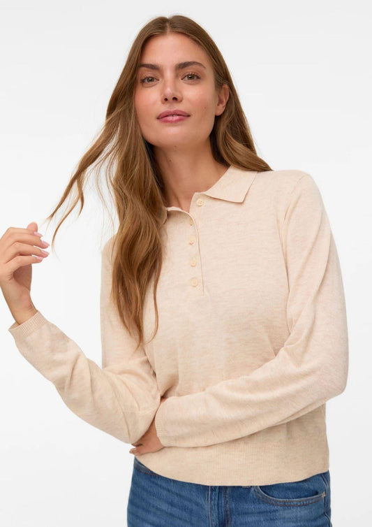 Pullover Donna Sikita Beige