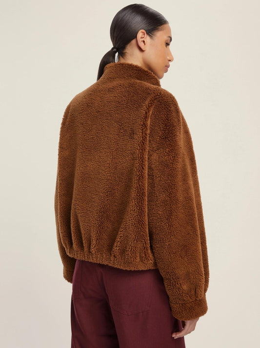 Vicenza Cognac Reversible Bomber Jacket