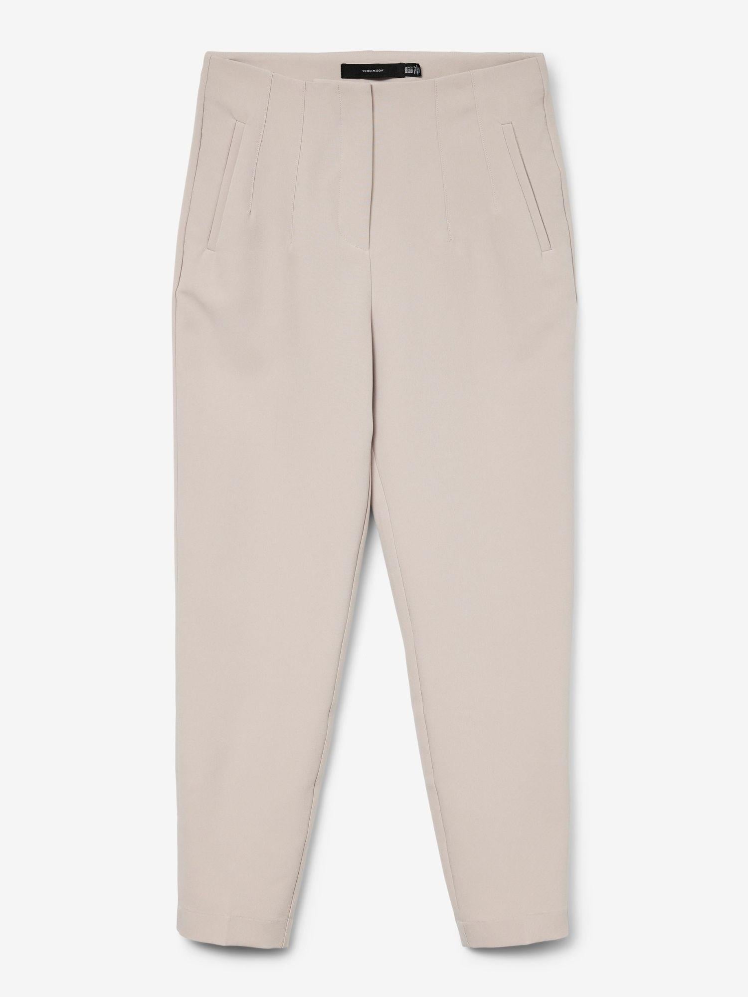 Vero Moda VMLINA Vita alta Pantaloni Donna Silver Cloud 10309140 Silver Cloud VERO MODA