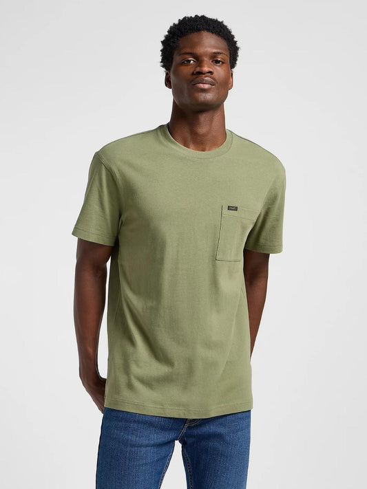 T-Shirt Relaxed Pocket Tee Uomo Mercantile Verde