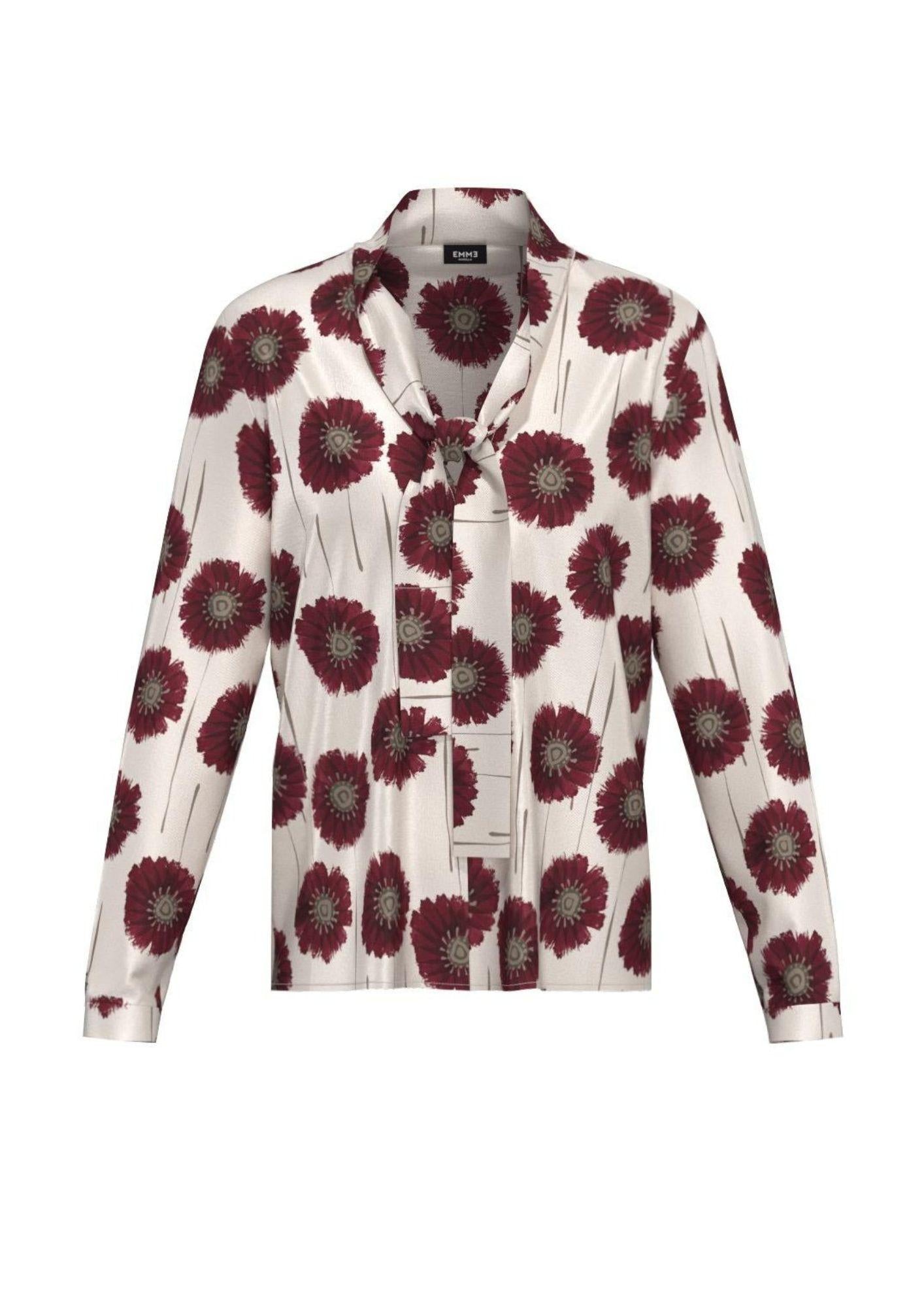Emme Marella Camicia Donna Fulvia Bianco Panna 2525116141200 006 EMME MARELLA