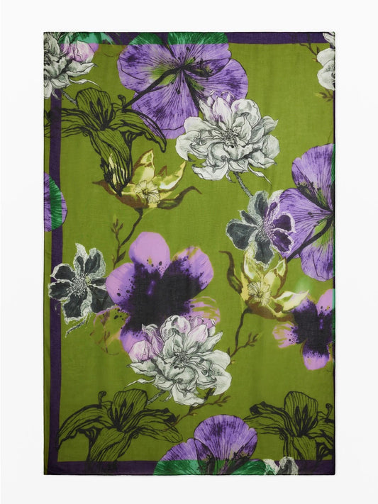 Foulard disegnato da Mr. Christian Lacroix Donna Blu