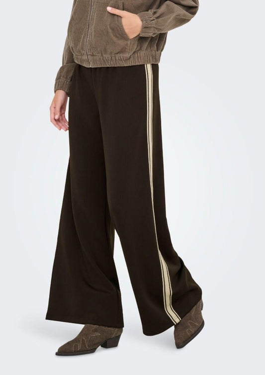 Only Pantalone Donna Asta Marrone 15356171 Chocolate Torte Black ONLY