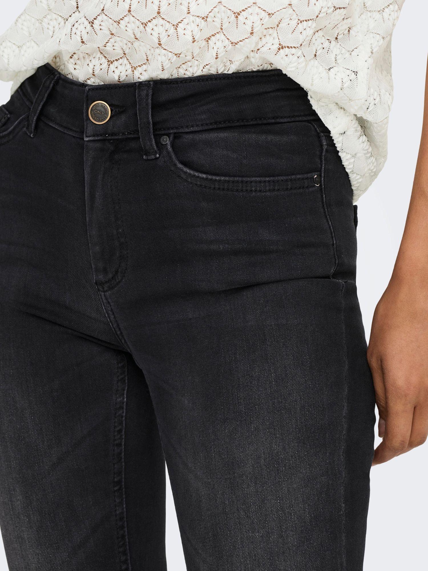 Only ONLBLUSH Vita media Skinny Fit Jeans Donna Black Denim 15157997 Black Denim ONLY