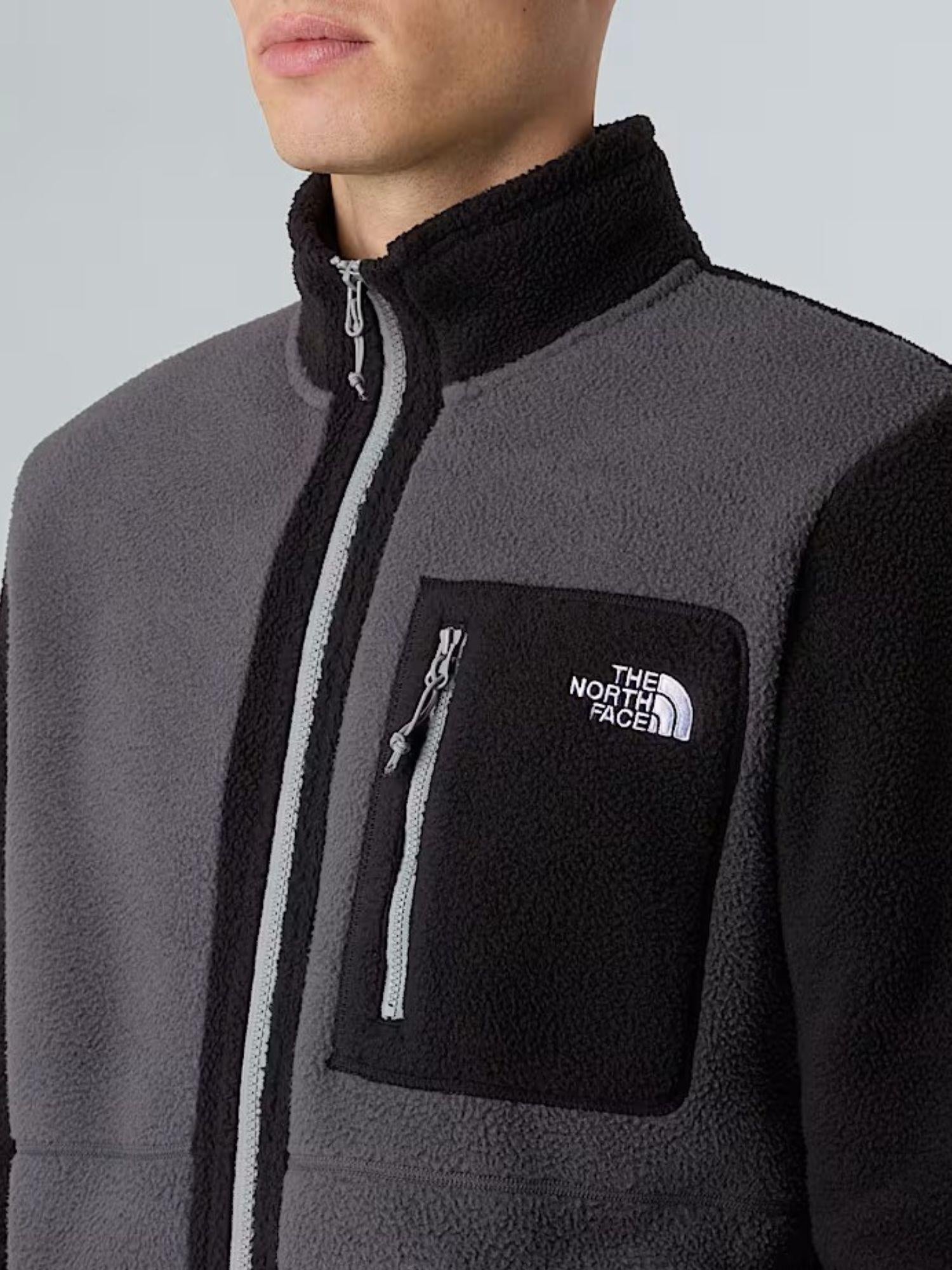 The North Face Giacca in pile Yumiori con cerniera integrale Uomo Anthracite Grey TNF Black Monument Grey NF0A883R WVO THE NORTH FACE
