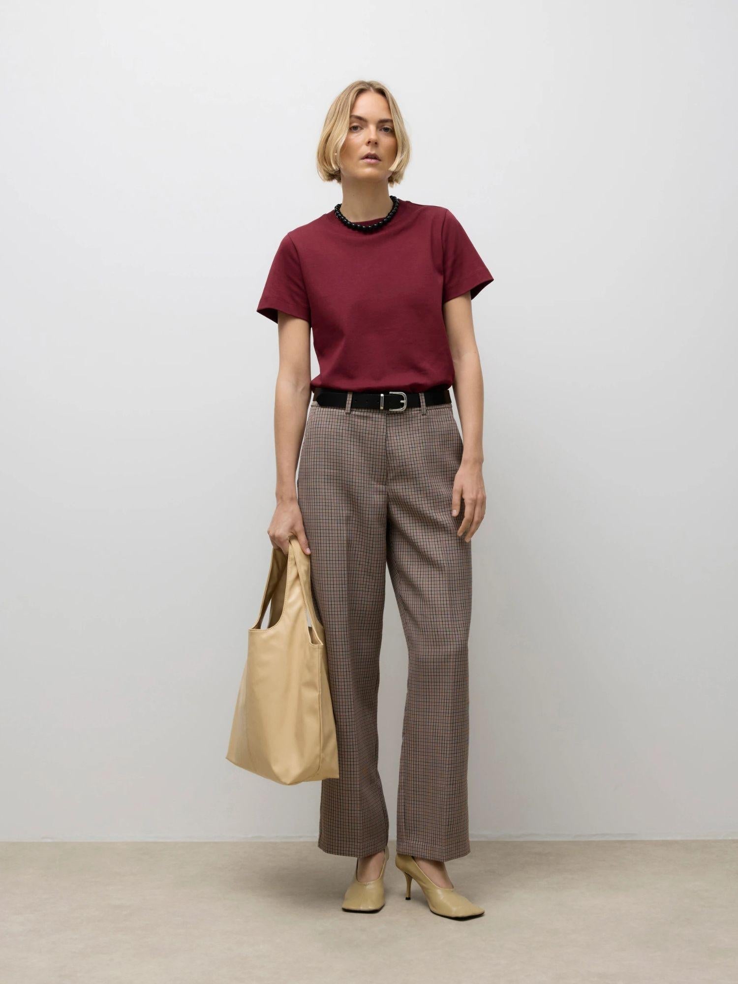 Vero Moda AWNAIMA T-Shirt Donna Purple Zinfandel 10294544 Zinfandel VERO MODA