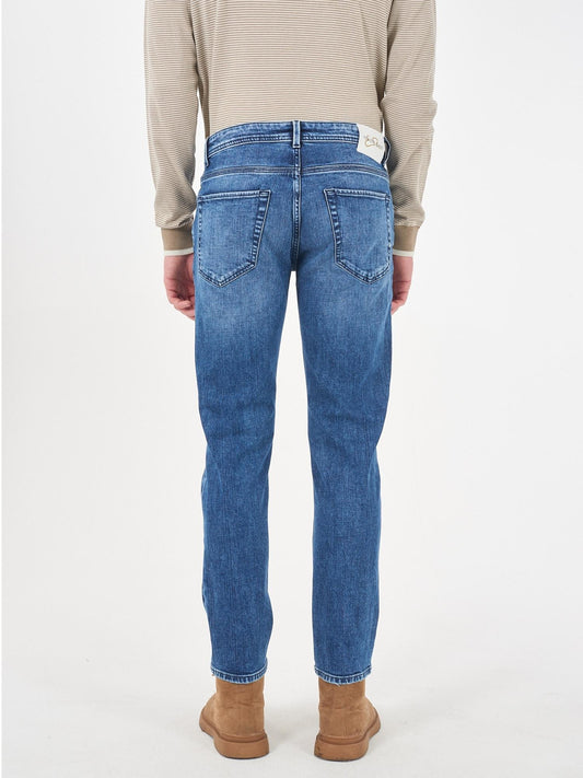 Yes Zee Jeans 5 Pockets Slim Fit Men Super Stone