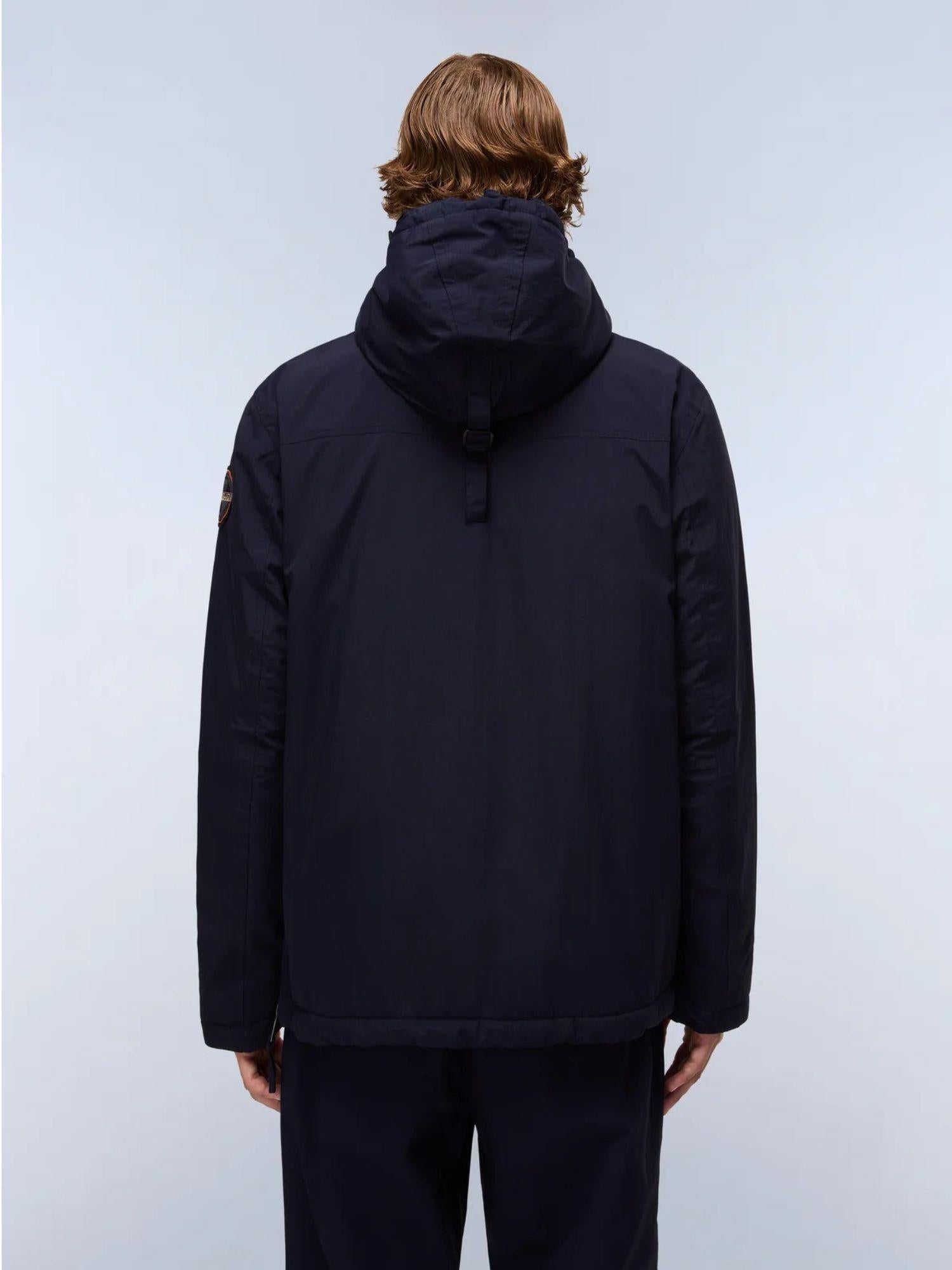 Napapijri Giacca Anorak Rainforest Winter Uomo Blu Scuro NP0A4GMC 176 NAPAPIJRI