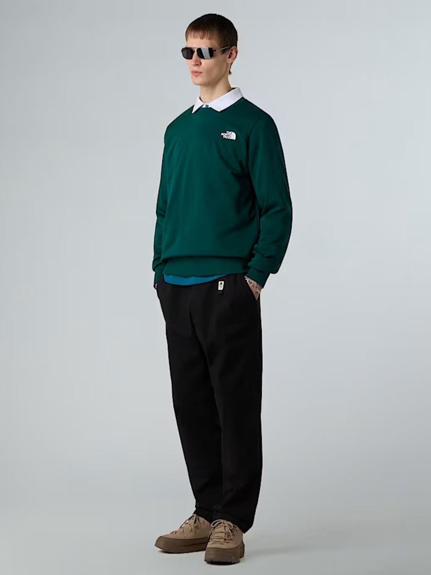 The North Face Felpa Simple Dome Uomo Hunter Green NF0A89FB 1KI THE NORTH FACE
