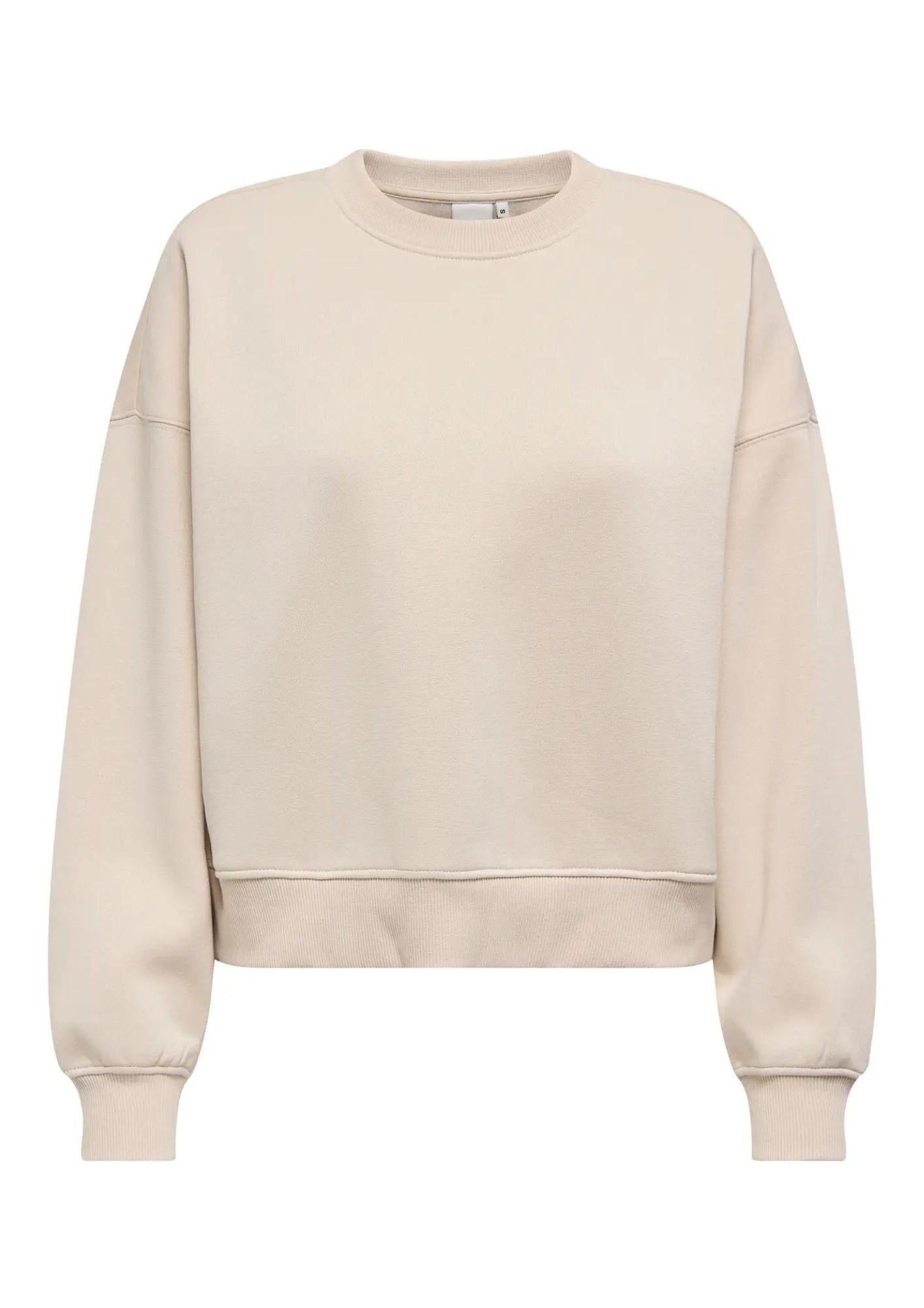 Felpa Donna Only Onlbest Beige 15338727 Pumice Stone ONLY