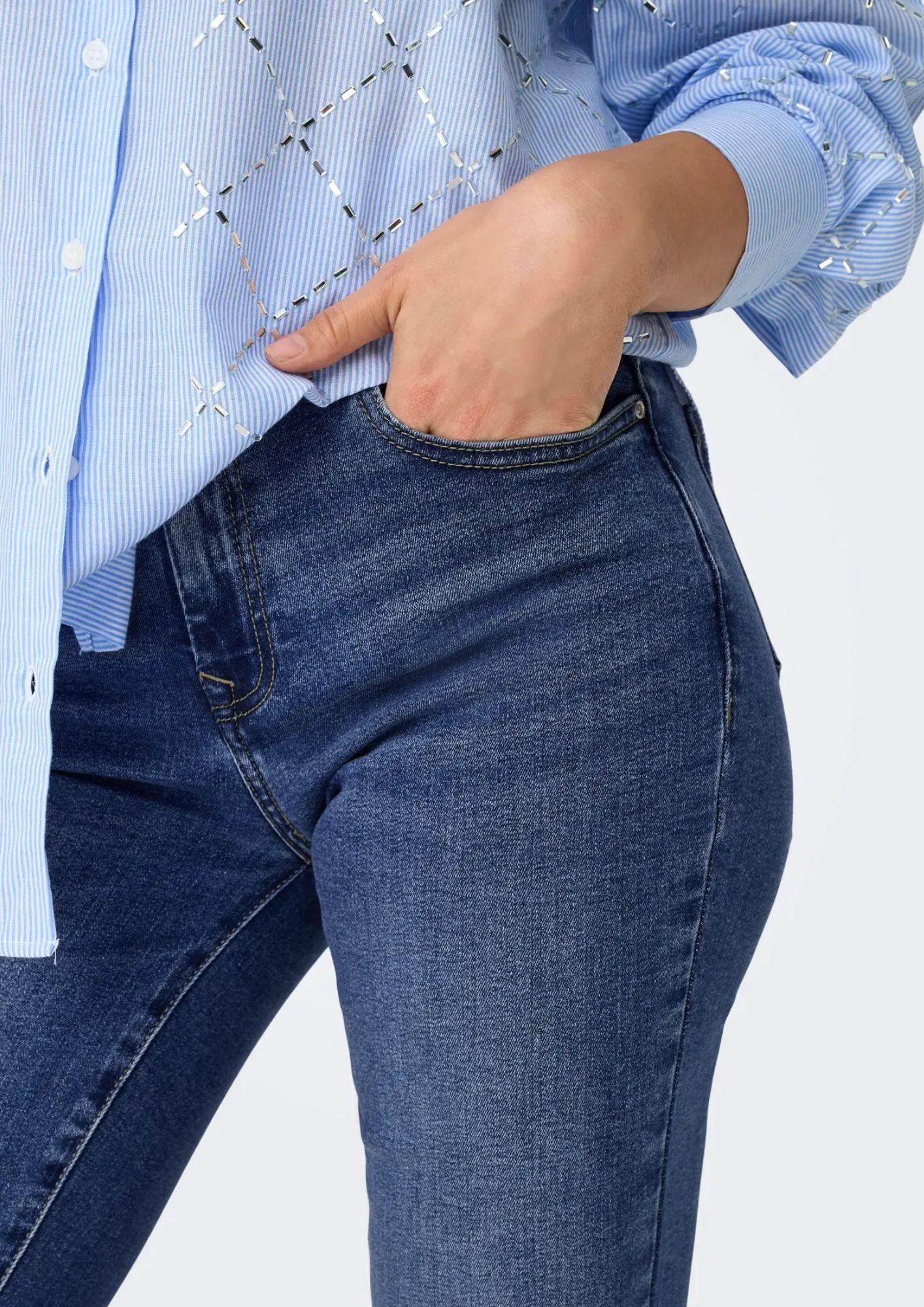 Jeans Donna Only Onlsui Blu Denim Medio 15330805 Medium Blue Denim ONLY