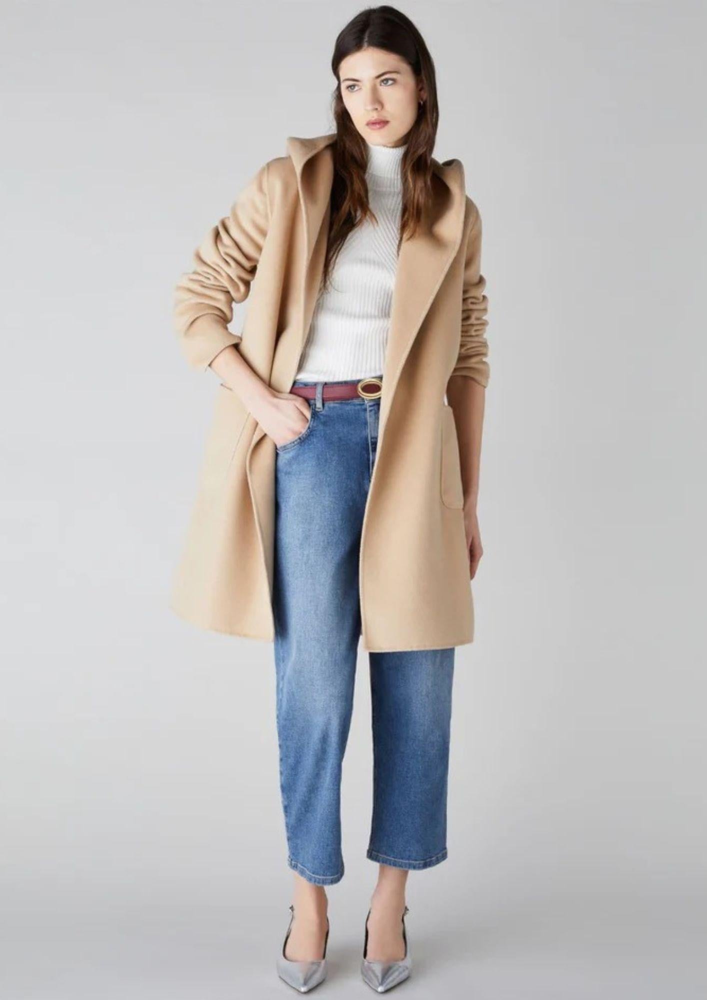 Emme Marella Cappotto Donna Oblato Cammello 2525016011200 003 EMME MARELLA