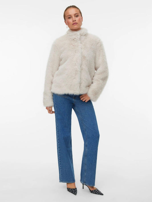 Vero Moda Giacca Invernale Donna VMMONROE Grey Oatmeal