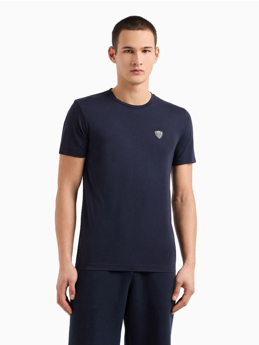 T-shirt EA7 Emporio Armani Girocollo Uomo Blu